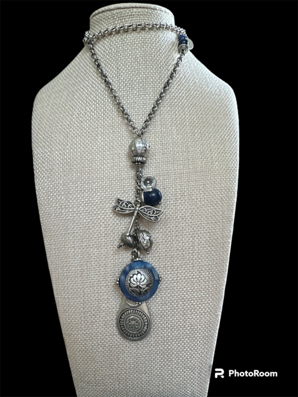 NWT CHICOS Silvertone Y Necklace